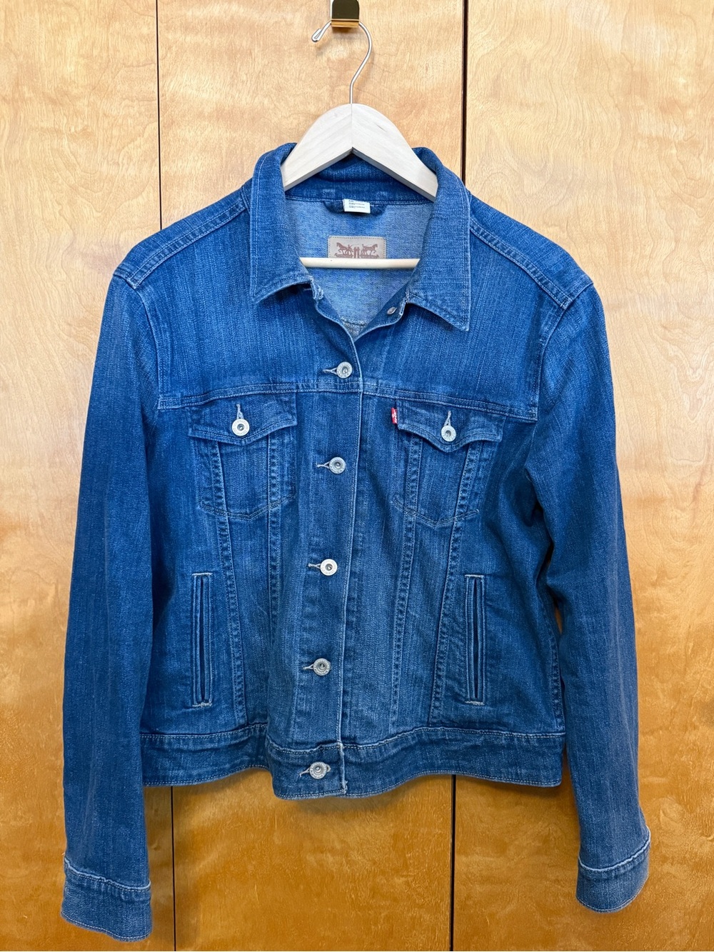 Levi’s Classic Blue Denim Jacket - Women Size XL